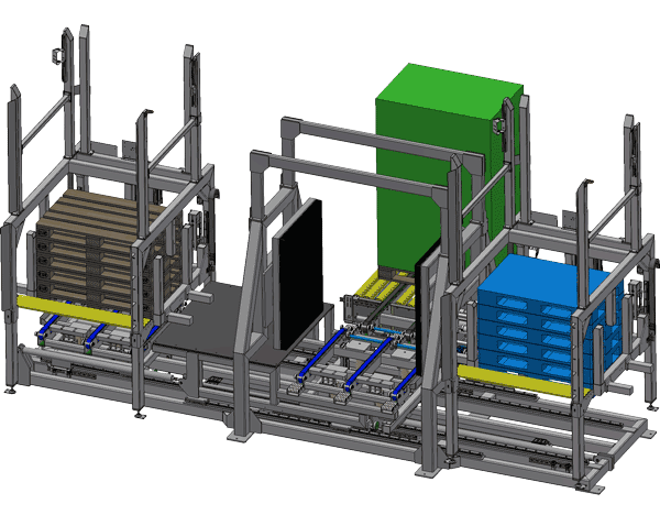 pallet changerpallet transfer station