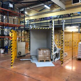 pallet tipper in food industries