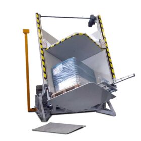 The original pallet tipper handling boxes