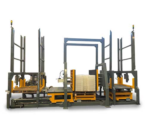 Automated pallet transfer system