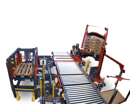Innovative pallet changer system - Streamlining warehouse logistics.